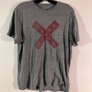 Old Navy Gray Heathered‎ Basecamp Crewneck Pocket T-shirt